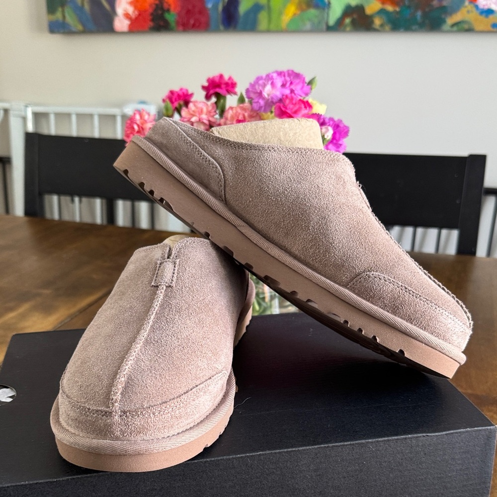 UGG Men's Brown Suede Loafers - Picture 3 of 5